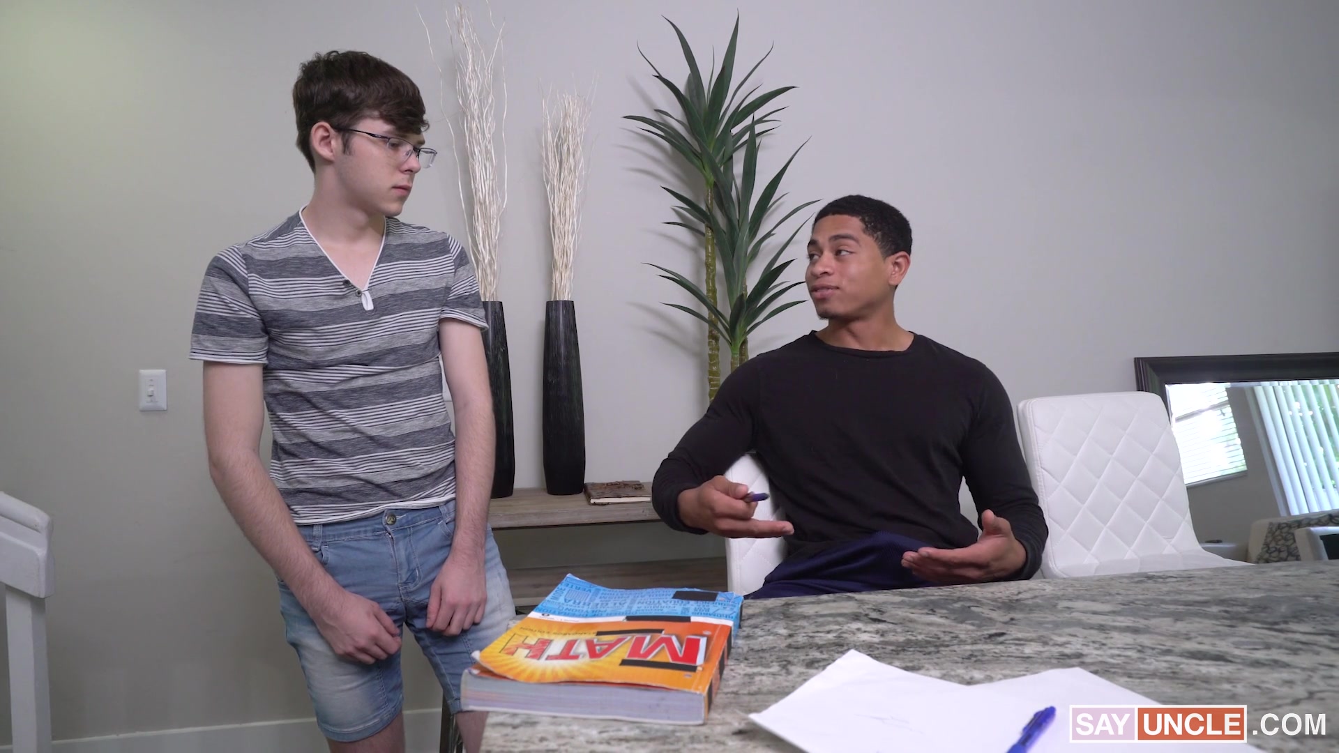 Bully fucks nerd