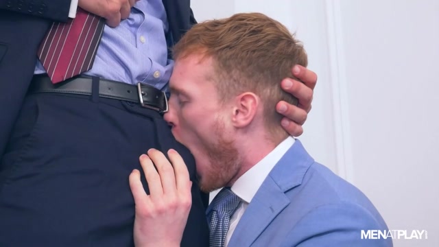 British Ginger Gets His Hole Stretched by Huge Fat Cock