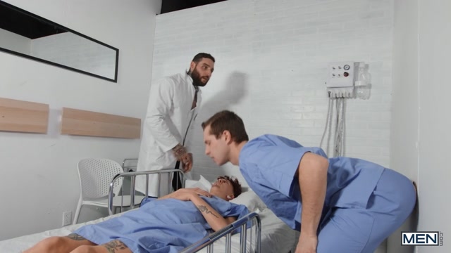 Doctor Has Naughty Workplace Romp with Male Nurse