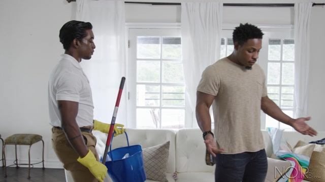 Horny Black Man Fucks His Hot Housekeeper