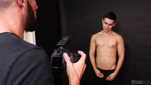 Young Lad Seduces Step-Uncle During Photo Shoot