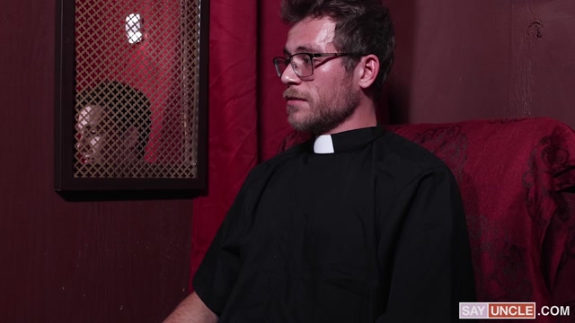 Hairy Priest Has Secret Fuck in Confessional