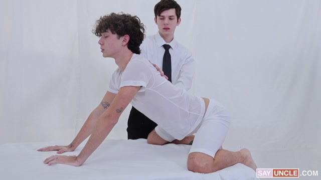 Mormon Lad Ordered to Fuck His Mission Companion