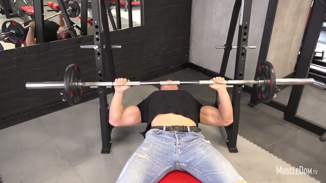 pure alpha male working out