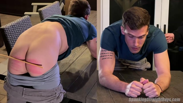 handsome jock get a long, hard spanking