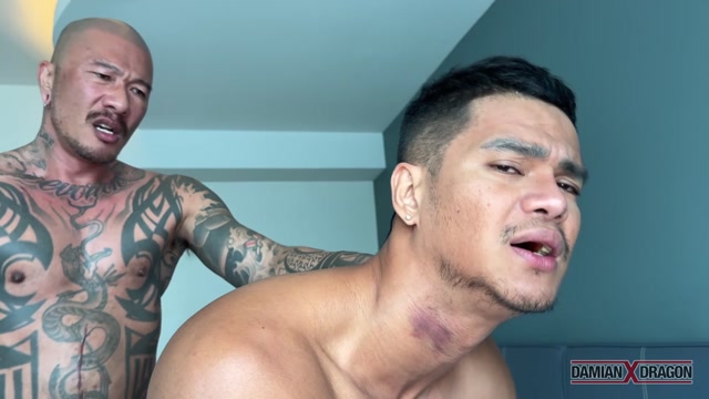 Inked Asian Daddy Gives Daytime Hookup a Rough Ride