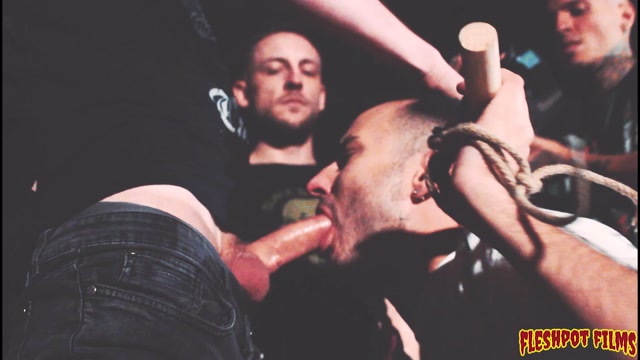Young Lad Must Prove He's Worthy of Sucking These Three Cocks