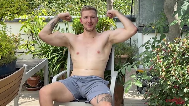 Very Good Looking Young British Lad Teases Us in His Underwear