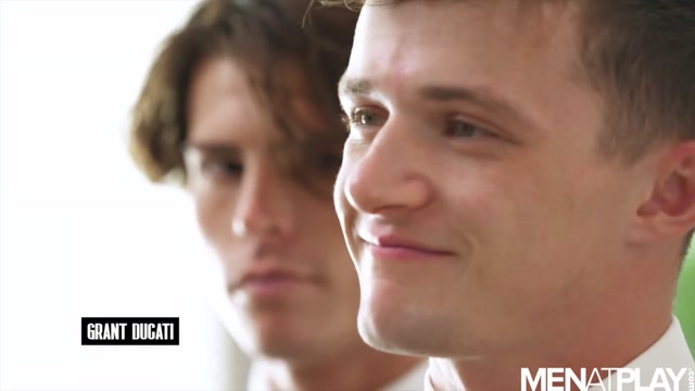 Bottom Trio Swallow Hung Businessmen's Cocks