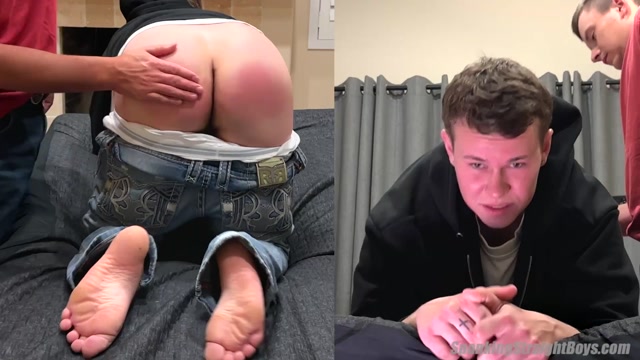 Straight Guy Goes Ass Up For Spanking from Another Dude