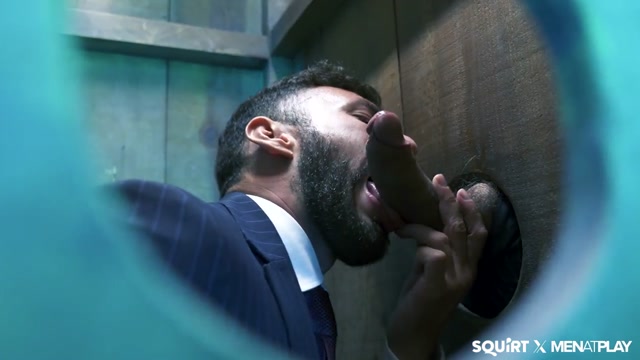 Handsome Businessmen Fucking at Sex Club During Lunch