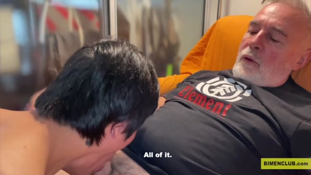 Married Man Gets First Blowjob from a Man