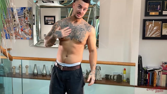 Heavily Inked Straight Stud Shows Off Beautiful Tattooed Body