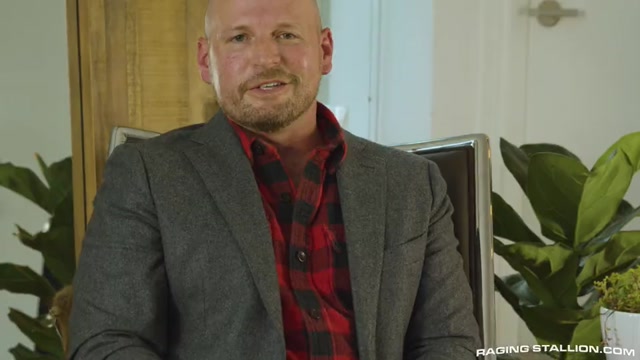 Mountain Man Fucks His Buddy's Massive Dick in the Woods