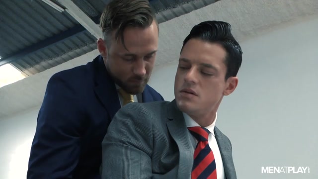 Suited Mobsters Face Off Fucking on Expensive Cars