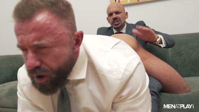 Cuban Executive Fucks Roommate's Ass with His Tie, Then His Huge Cock