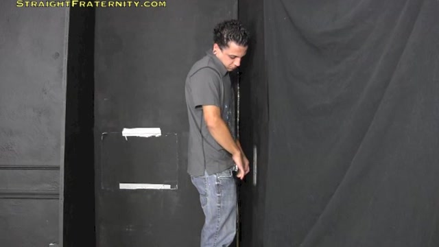 Short Italian Gets Sucked Off at Glory Hole