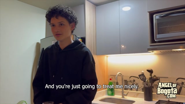 Curly-Haired Delivery Boy Accepts Customer's Offer for a BIG Tip