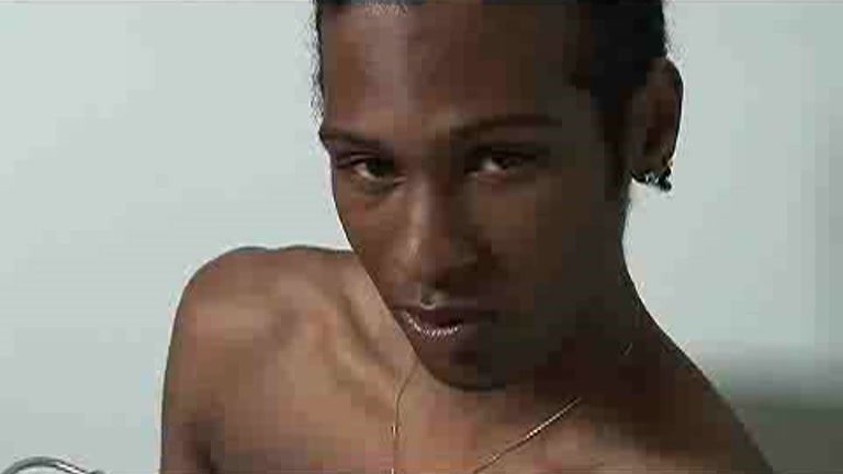 Black young sexy guy