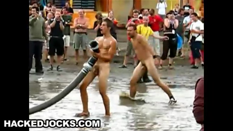 Straigth Guys Wrestling in Public