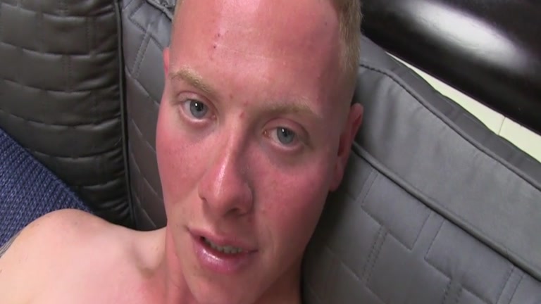 Strawberry Blond Guy Stroking