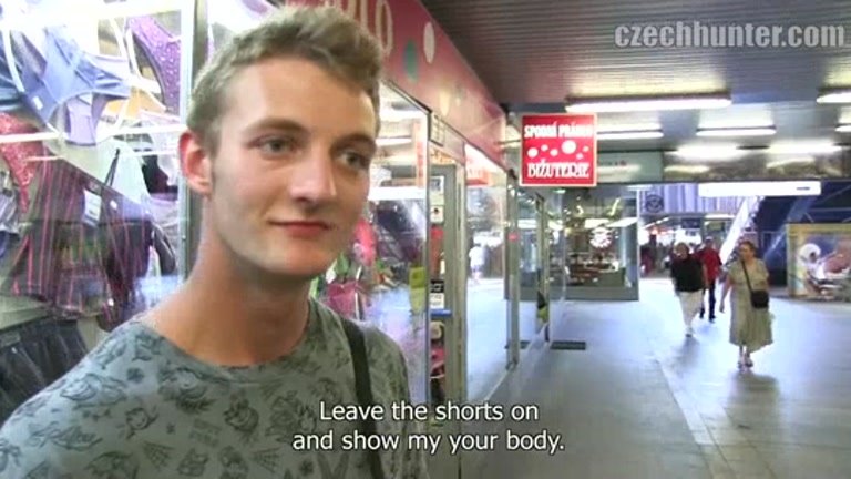 Cute Blond Czech Guy Earns Some Cash