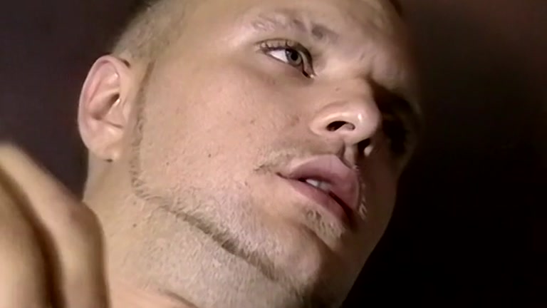 bald stud with chin-strap beard jacks his cock