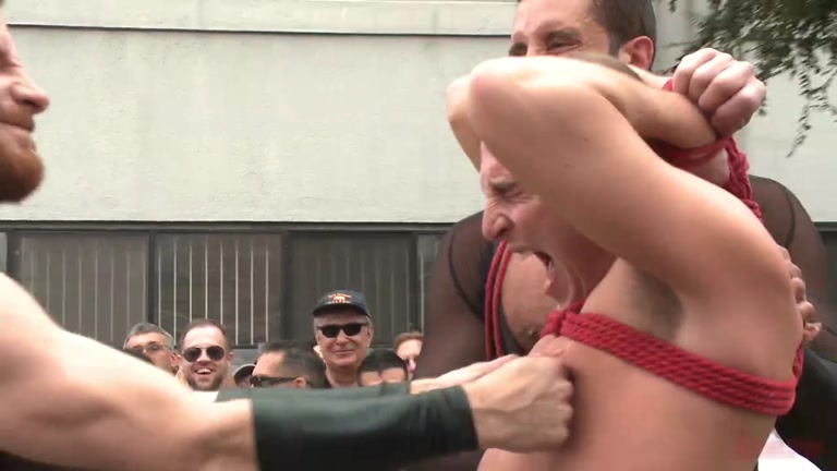 jacob durham at his first folsom street fair