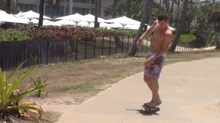 skinny aussie skater beating off