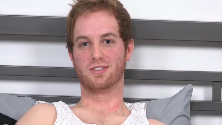 scruffy-faced ginger aubrey does first JO video