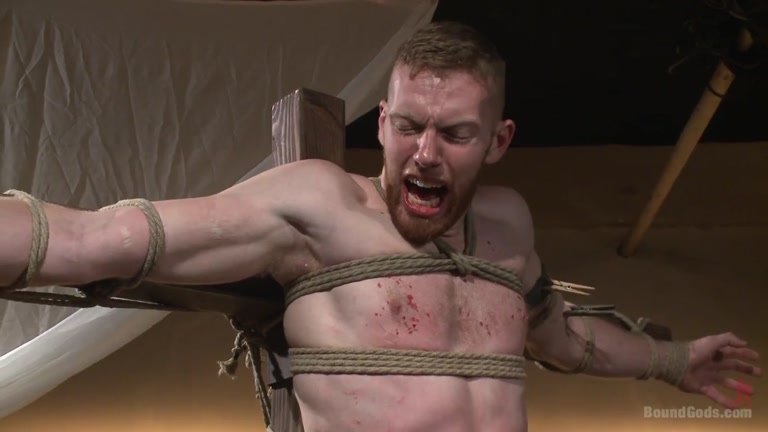 roman slave beaten in the dungeon