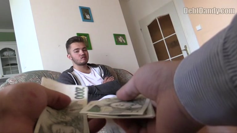 sexy bearded dude earns some cash