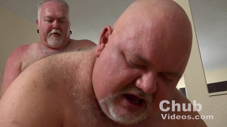 bald chub gets fucked doggy style