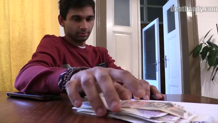 indian guy gives his ass up for some cash