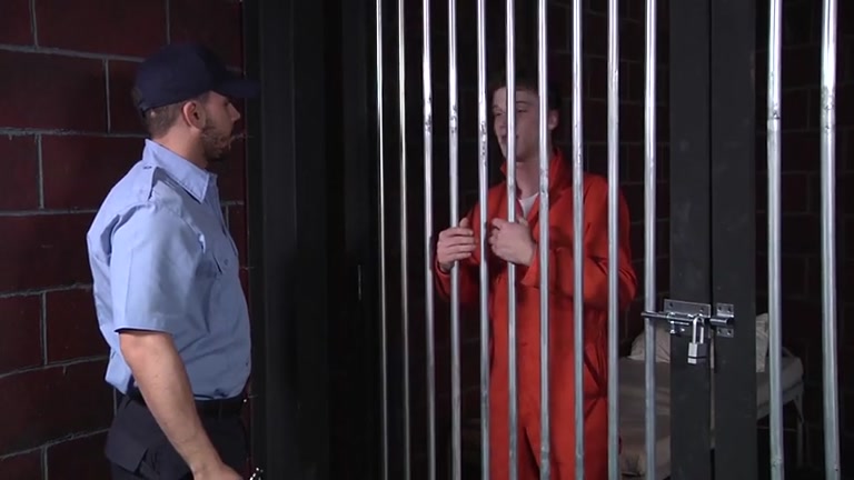 prison guard brings inmate a cocksucker