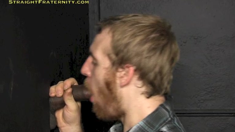 bearded cocksucker blows black guy at glory hole