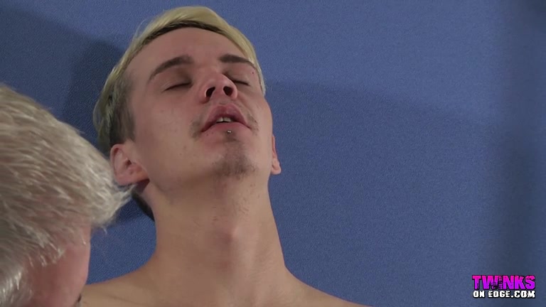 blond guy gets his Big Gorgeous Cock Gets Edged