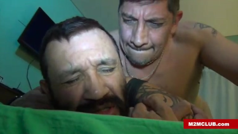 spanish daddy in a jockstrap gets his ass fucked & bred