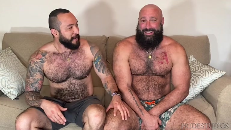 Real-Life Hairy Husbands Fuck Each Other in Isolation