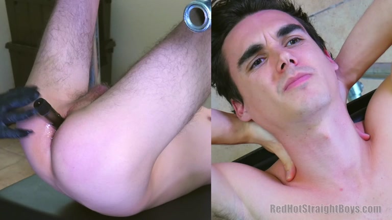 straight college student gets his ass shaved & poked