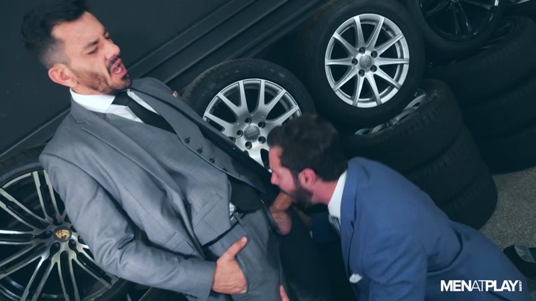 Car Salesman Fucks Customer on Dealership Floor