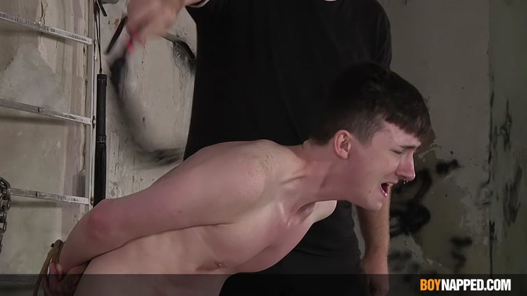 Twink's Flesh Turns from Pink to Red with Slaps of Master's Flogger