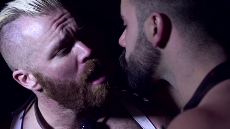 Blond & Brunette Beard Men Have Panting Hot Sex