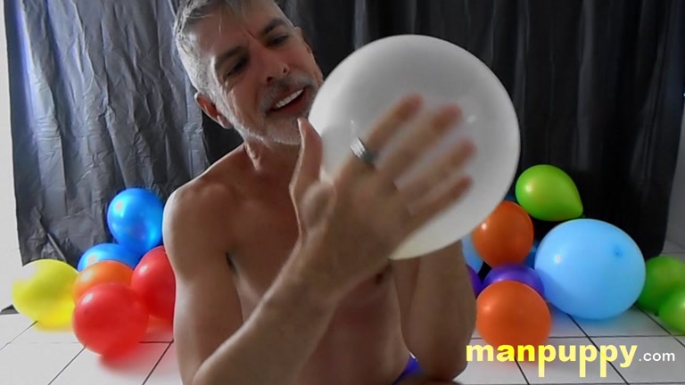 Sexy Man Talks Dirty to a Balloon