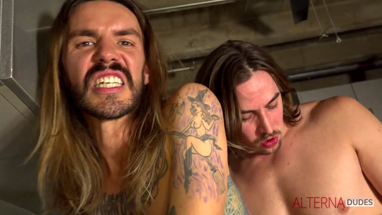 Hung Jock Goes Balls Deep Long-Haired Dude's Throbbing Asshole