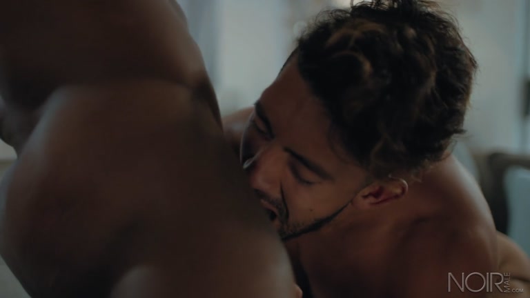 Latin Stud with Mad Deep-Throat Skills Takes on Ebony Stud's Xl Cock