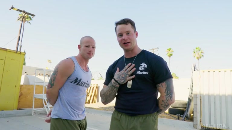 Two Military Studs Have One Hell of A Good Time