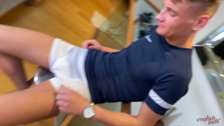 Cute Blond Brit Shows Off His Underwear Bulge