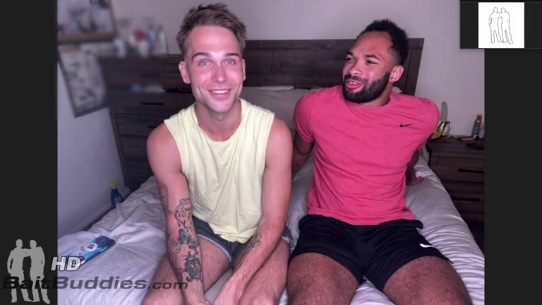 Homemade Video on Bearded Black Man Fucking Twink's Ass