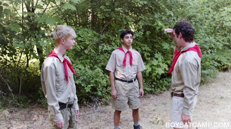 Boy Scouts Play Leap Frog Game Before Fucking